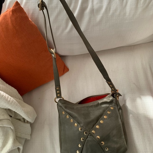 Hammit Handbag Green with Gold Hardware - Picture 3 of 6